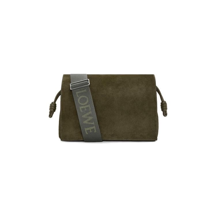 Loewe Flamenco Satchel Olive
