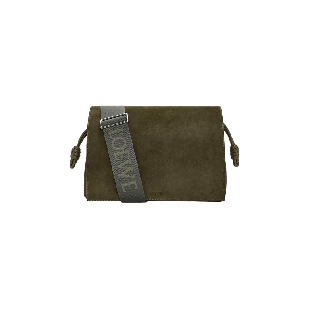 Loewe Flamenco Satchel Olive