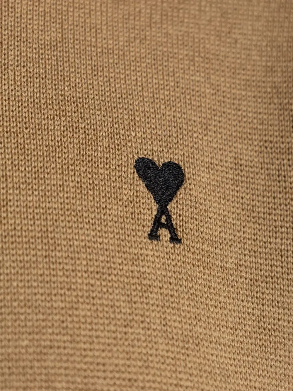 logo-embroidery turtleneck sweater