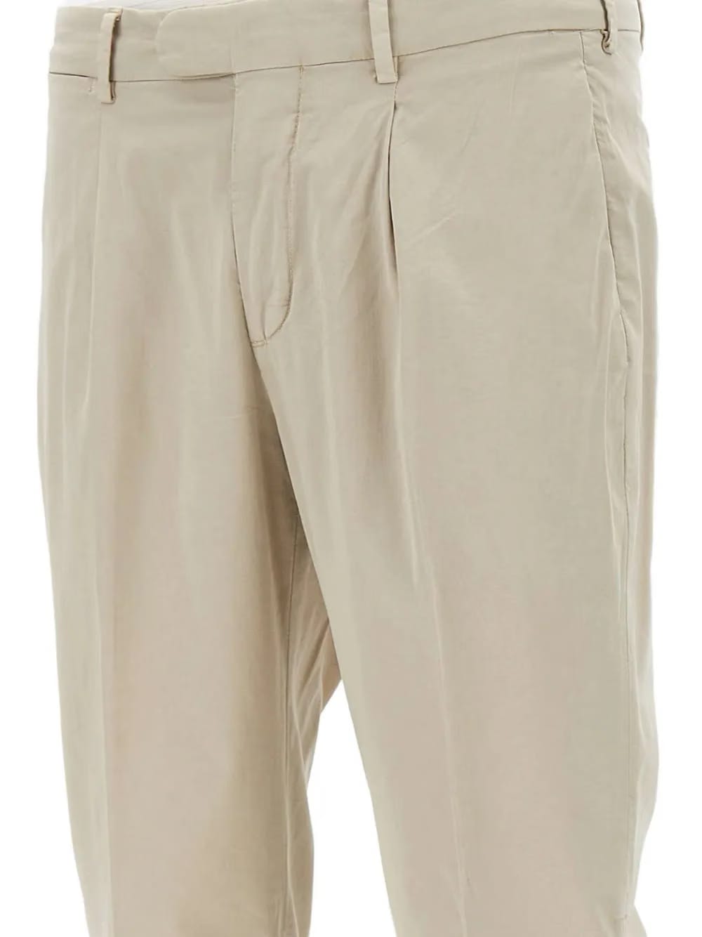 silk-blend trousers