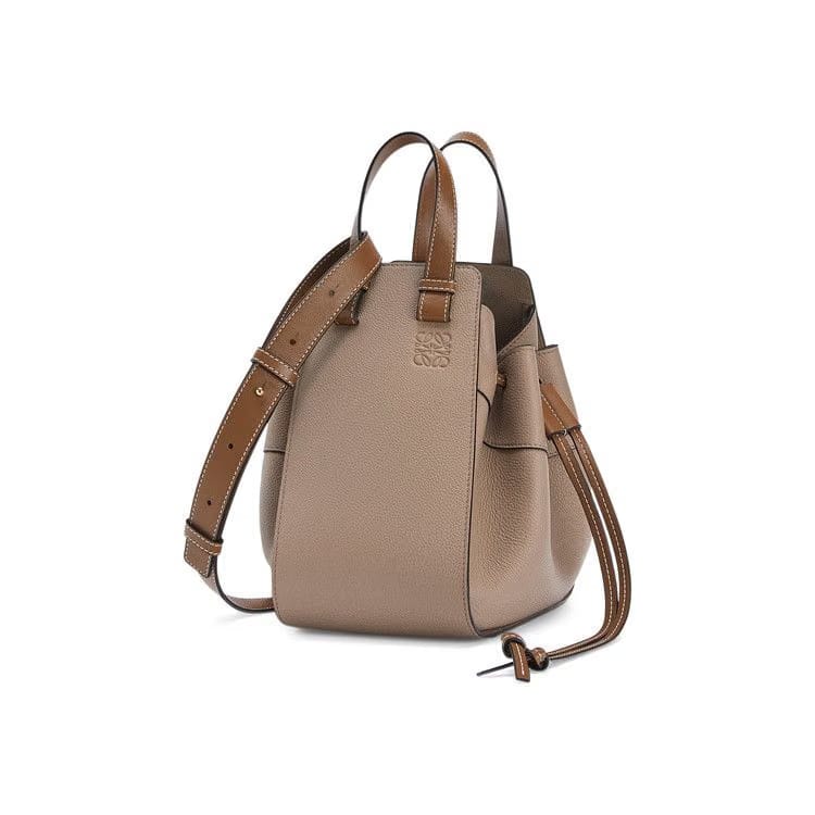 Loewe Small Hammock Drawstring Bag Sand/Mink Color