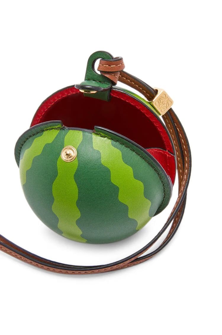 Loewe Watermelon Mini Pouch Green/Red