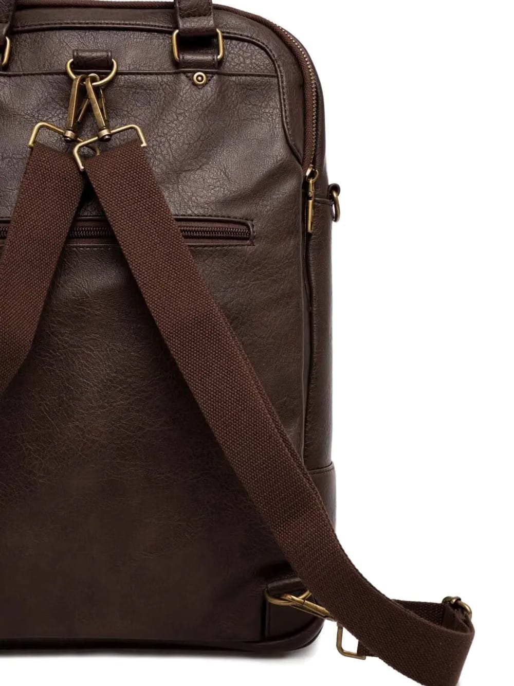 patch top-handle backpack