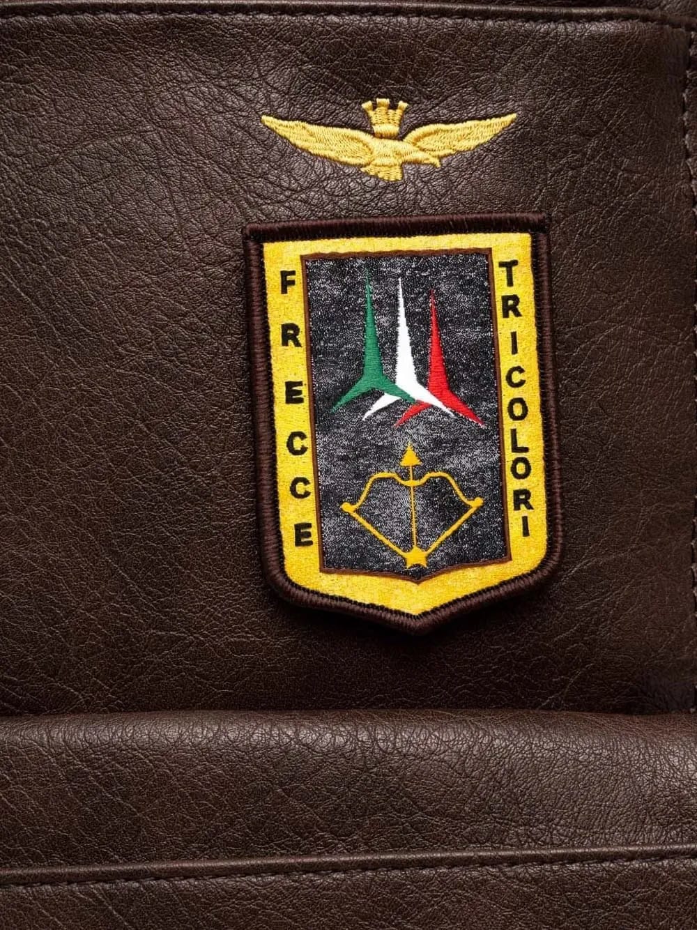 patch top-handle backpack
