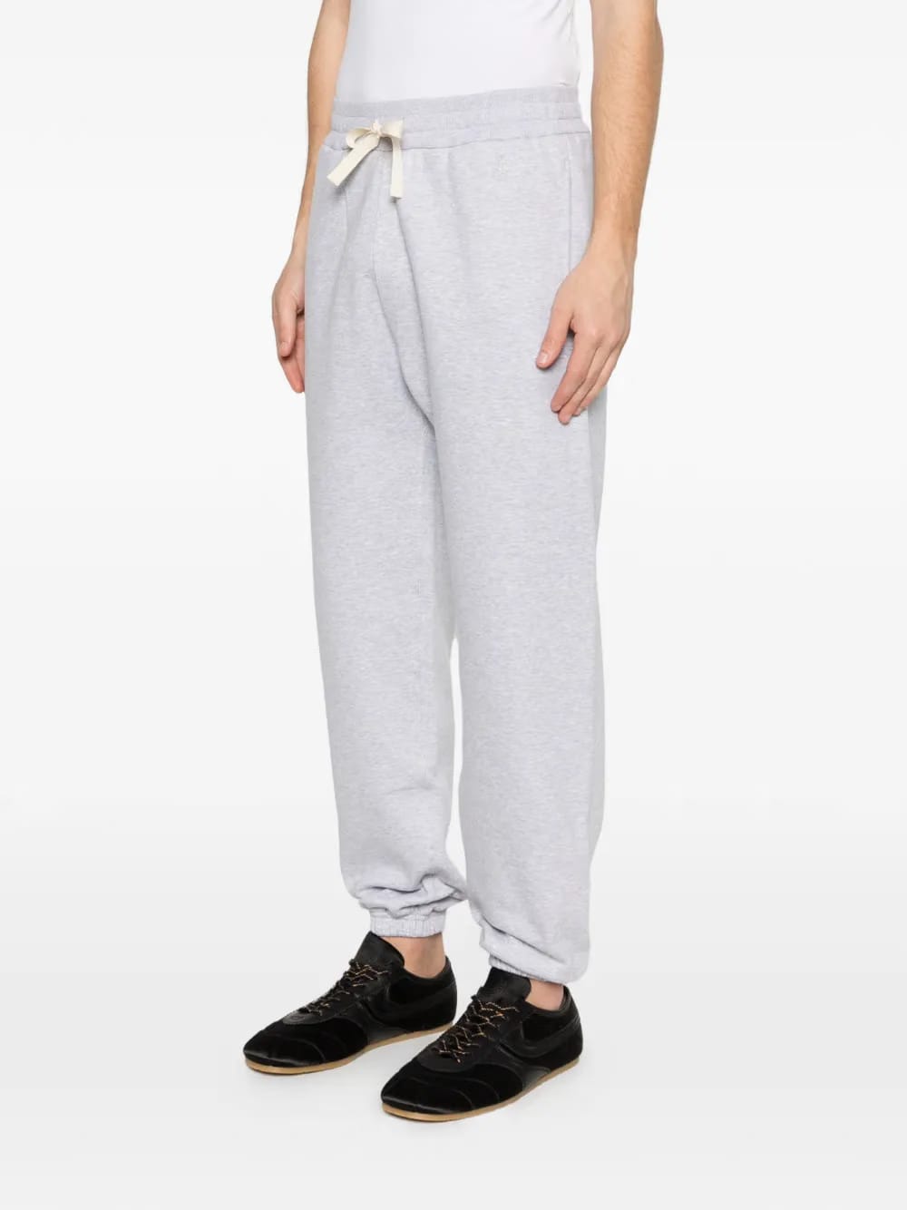 logo-embroidered drawstring trousers