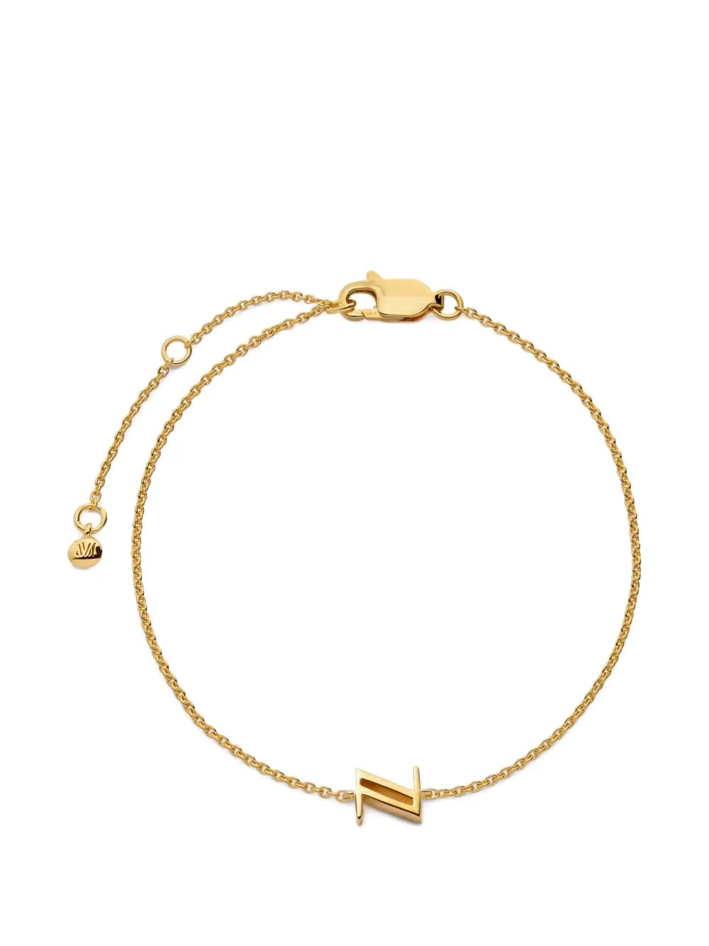 Initial Z chain bracelet