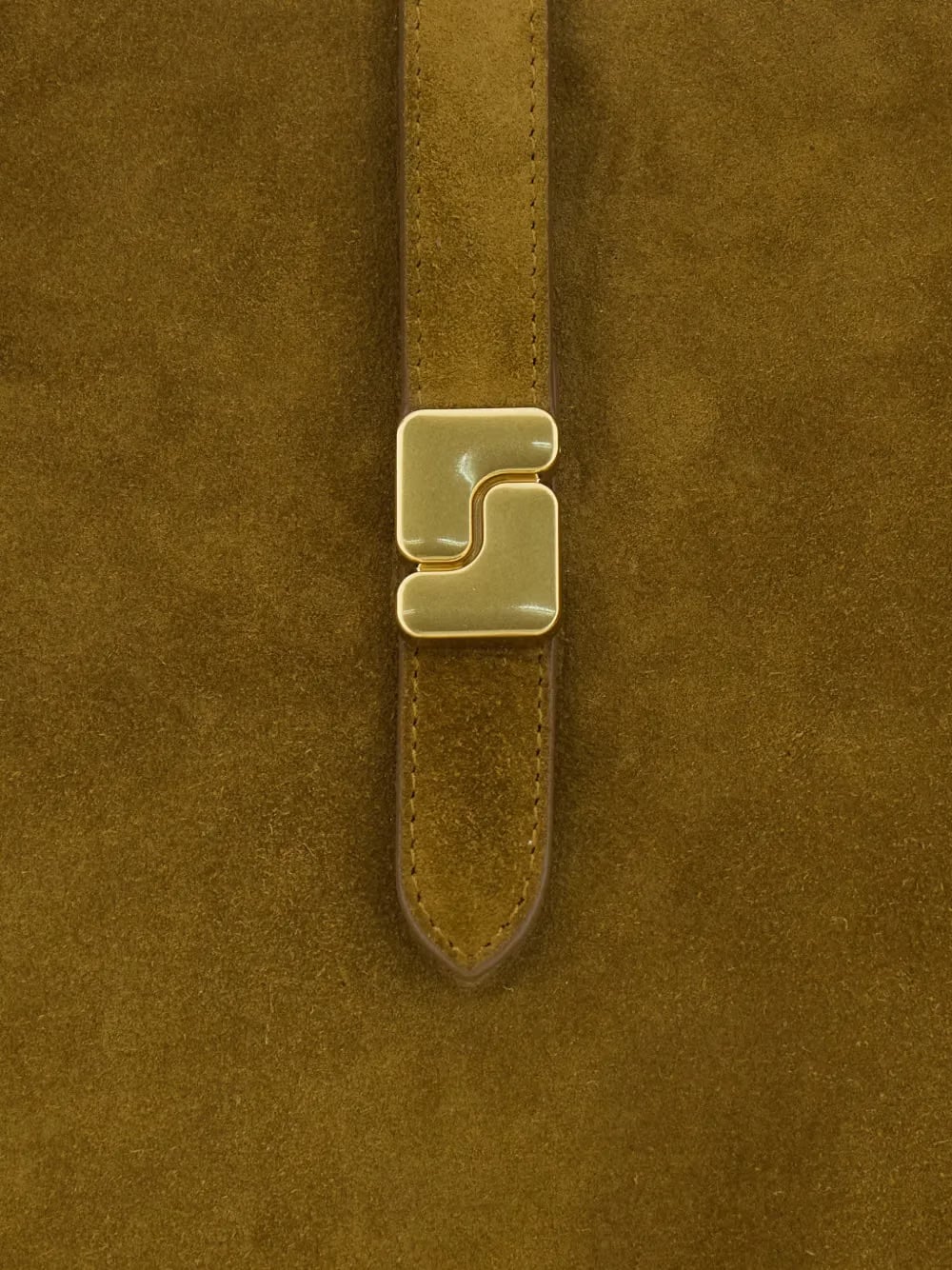 buckle strap shoulder bag