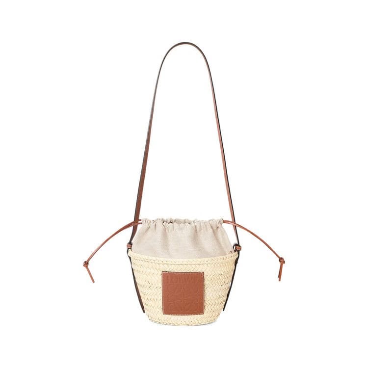 Loewe Drawstring Bucket Bag Natural/Tan