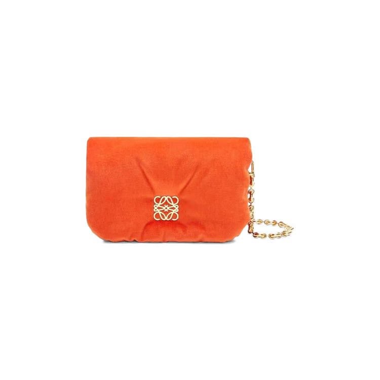 Loewe Mini Puffer Goya Bag Coral Red
