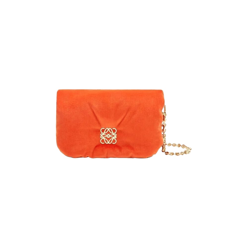 Loewe Mini Puffer Goya Bag Coral Red