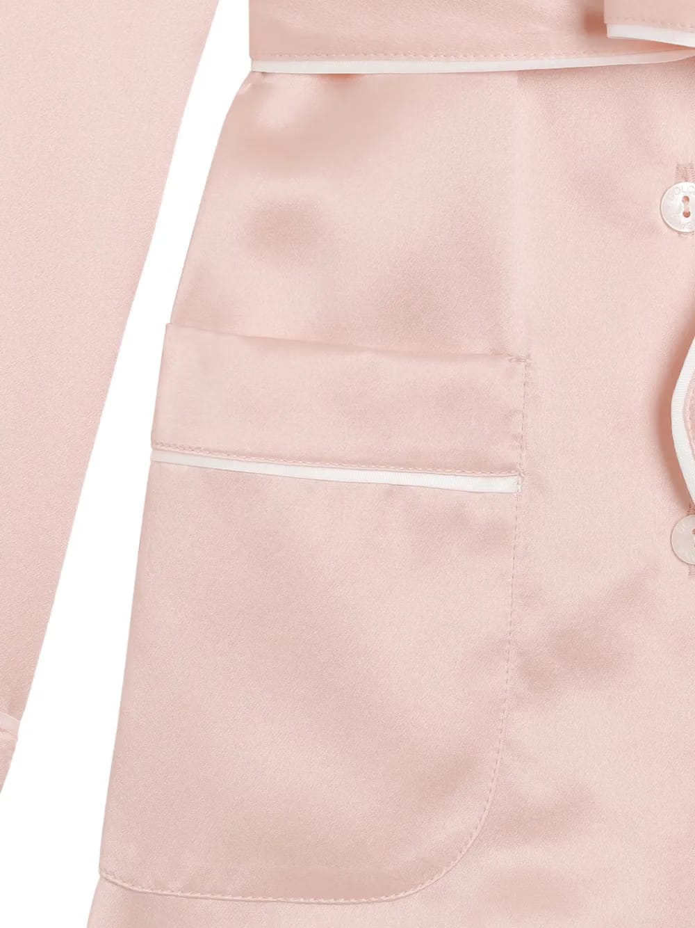 sequin trim shirt