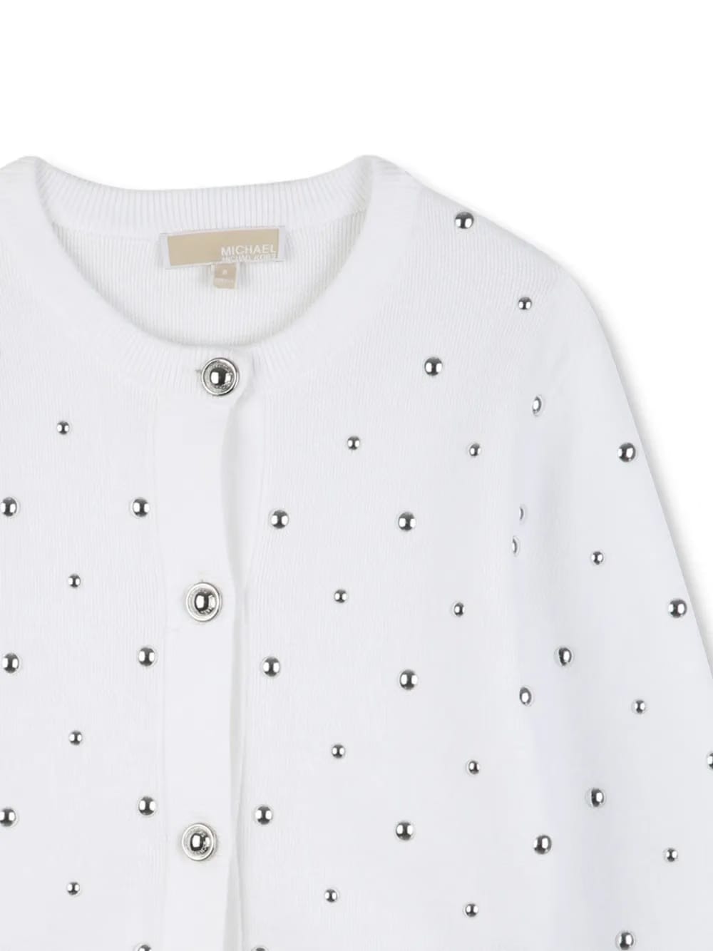 studded buttoned cardigan