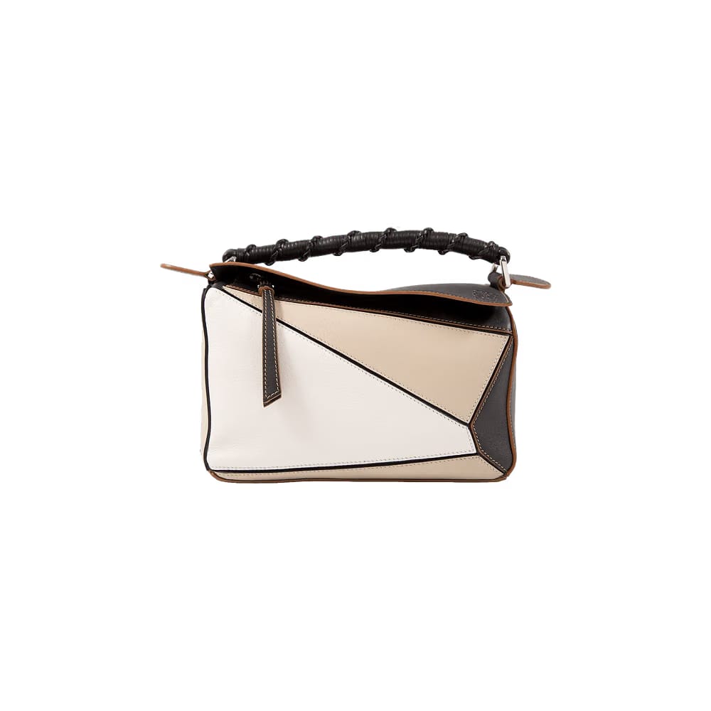 Loewe Puzzle Small Bag Light Oat/Black