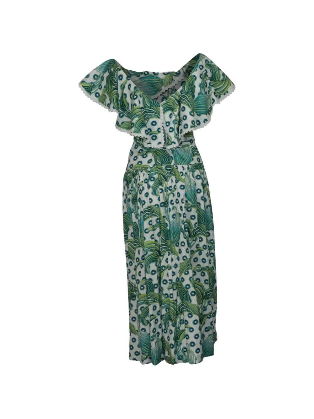 wrap floral dress
