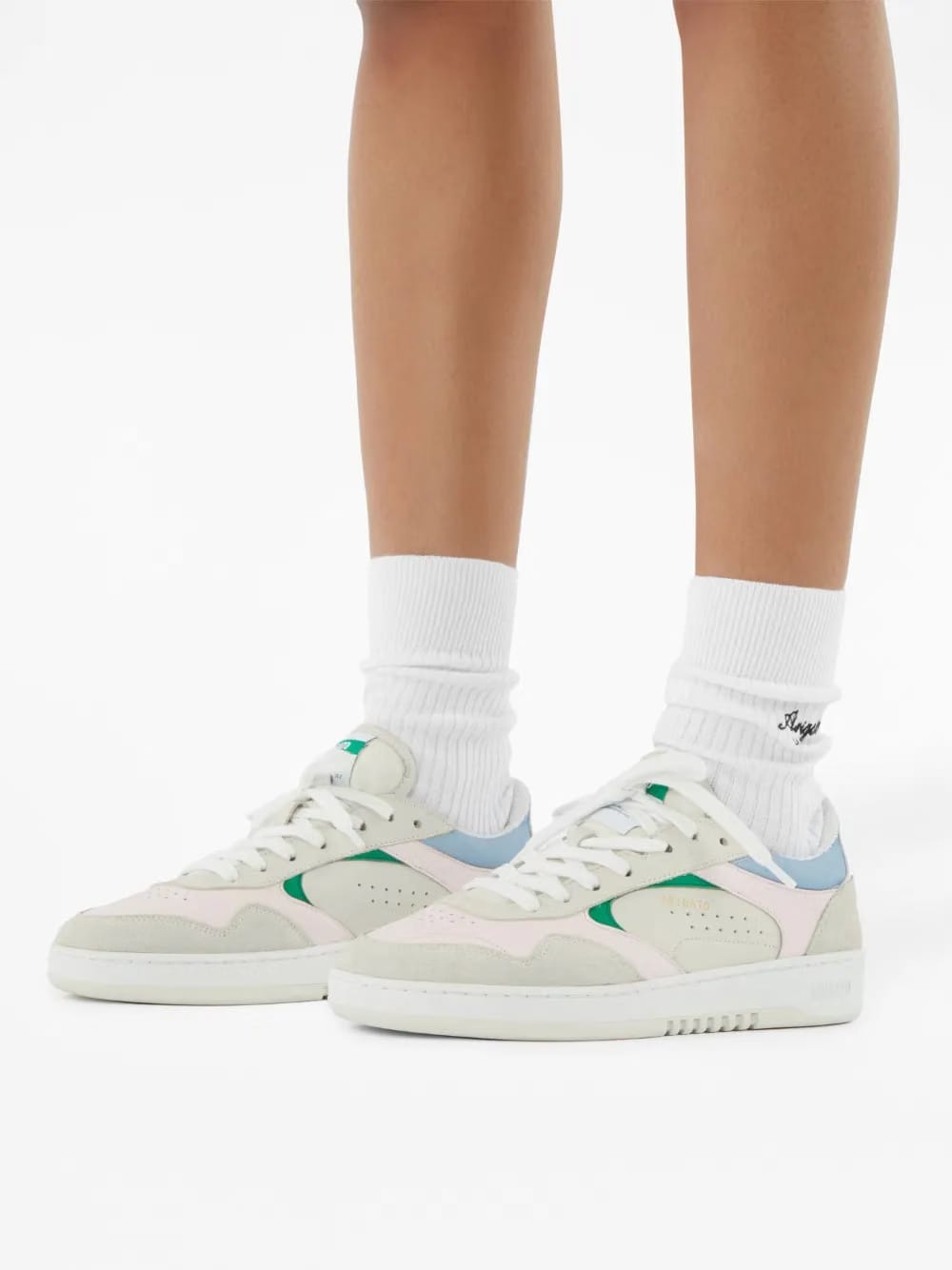 Arlo panelled low-top sneakers