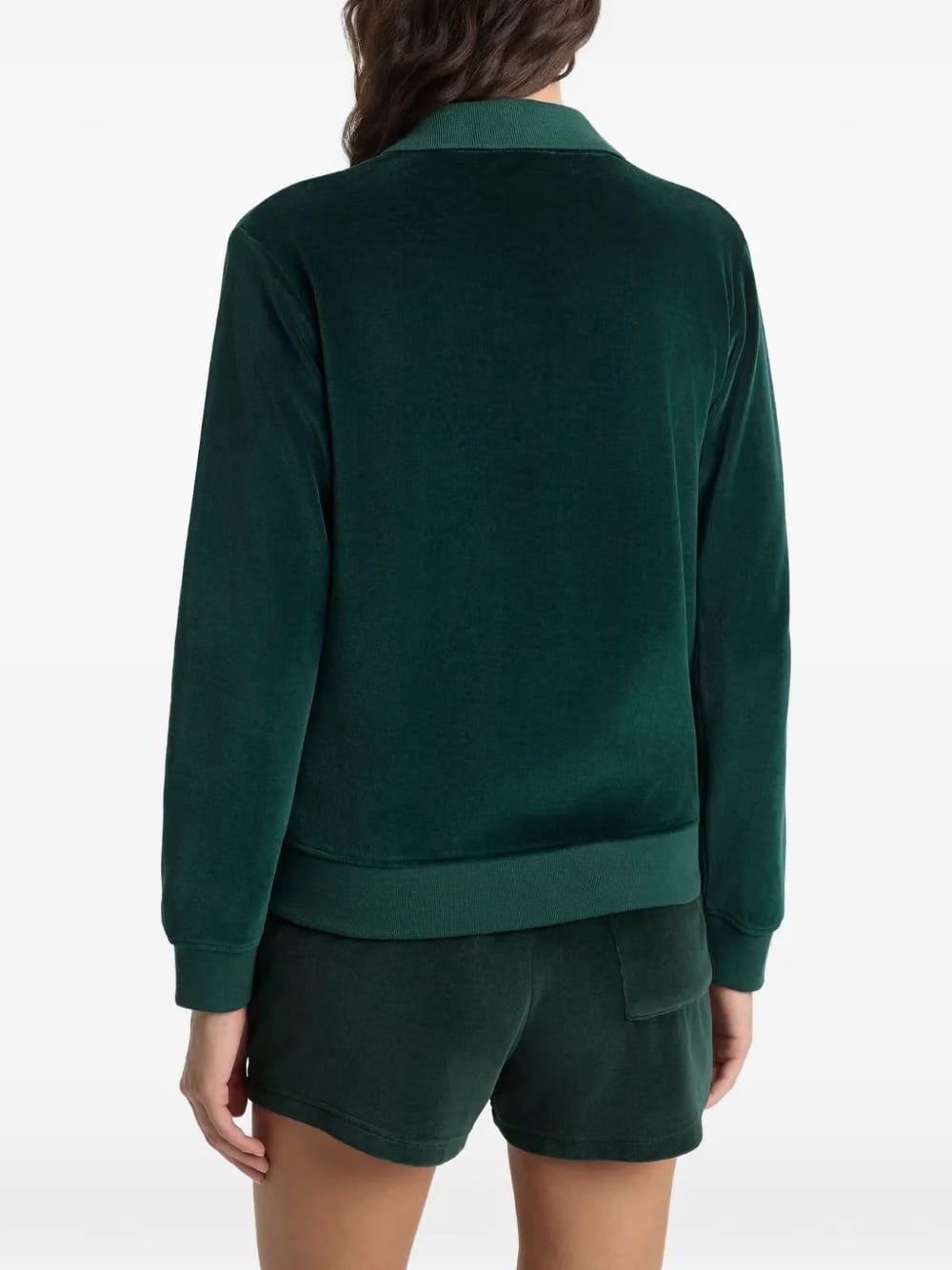 collared long-sleeve sweater