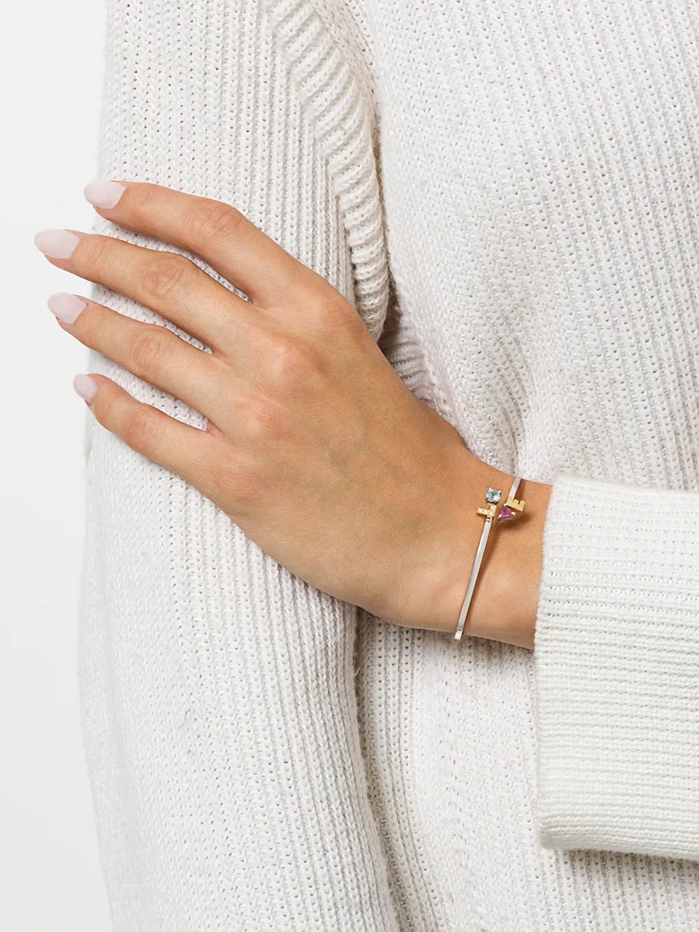 18kt gold and diamond Love bracelet