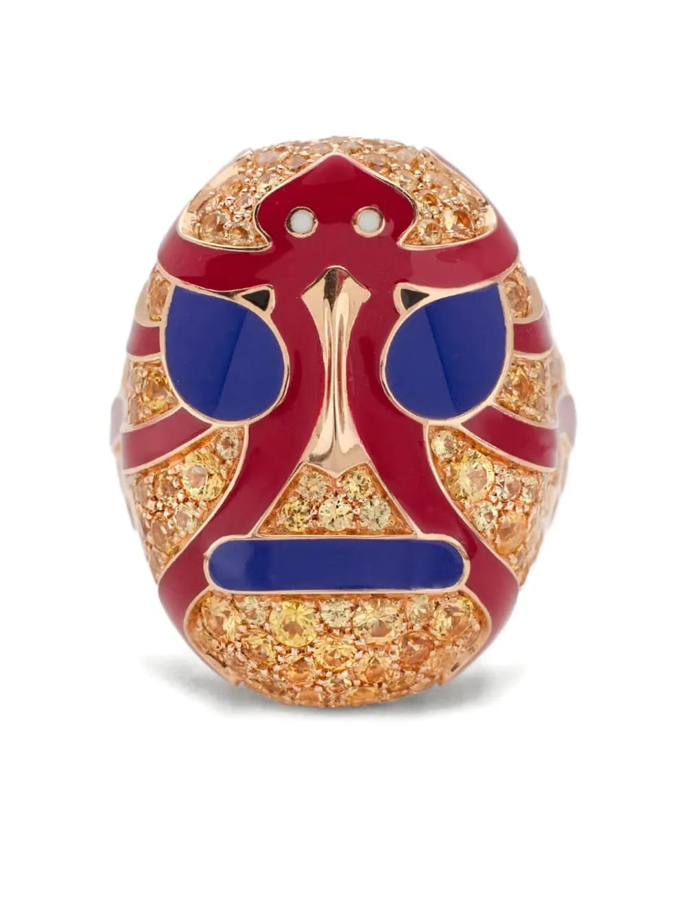 18K rose gold The Octopus Man ring