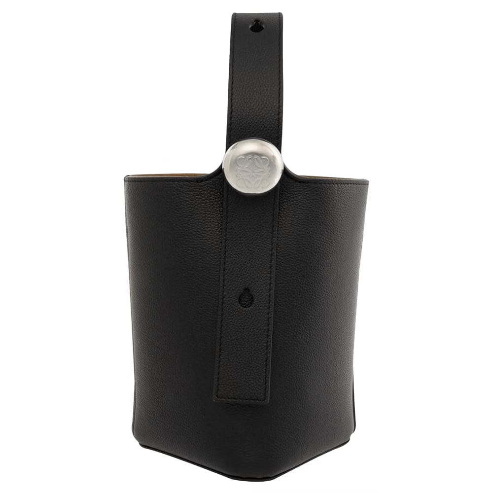 Loewe Mini Pebble Bucket Bag Black