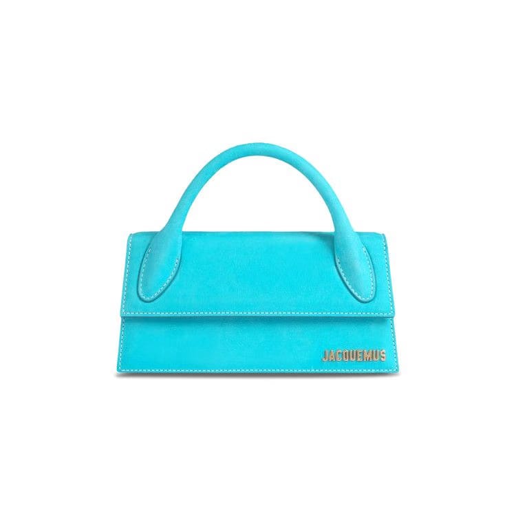 Jacquemus Le Chiquito Long Top Handle Bag Turquoise