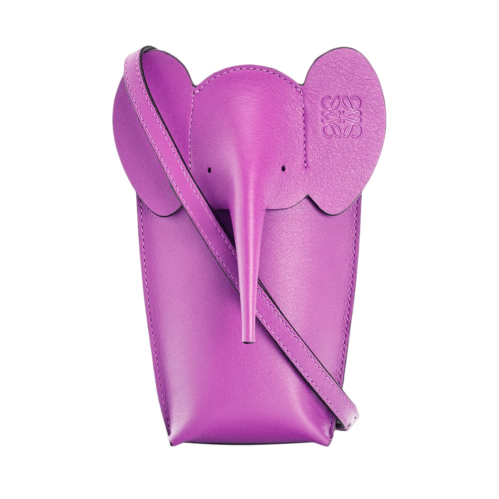 Loewe Elephant Pocket Bright Purple