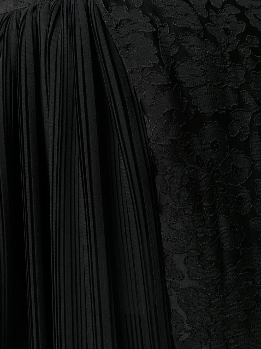 asymmetric jacquard skirt