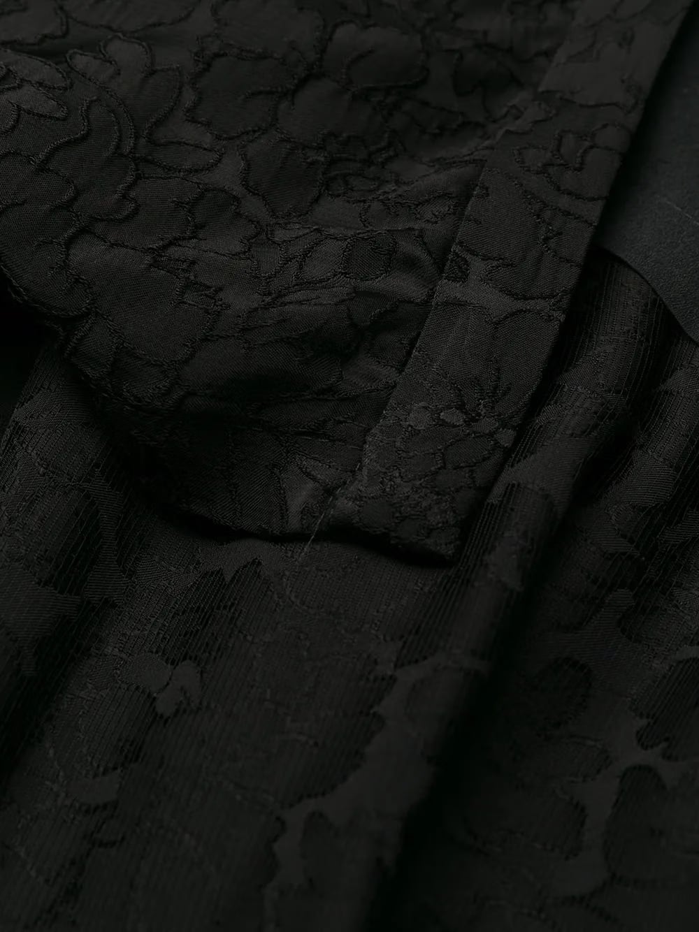 asymmetric jacquard skirt