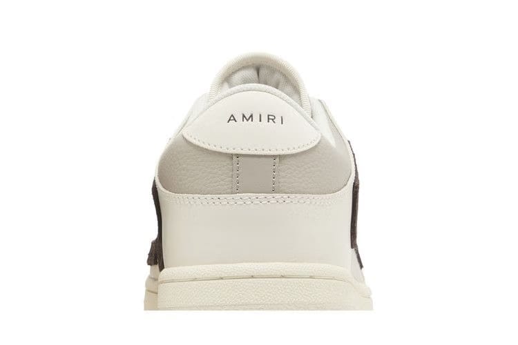 Amiri Skel Top Low White Brown