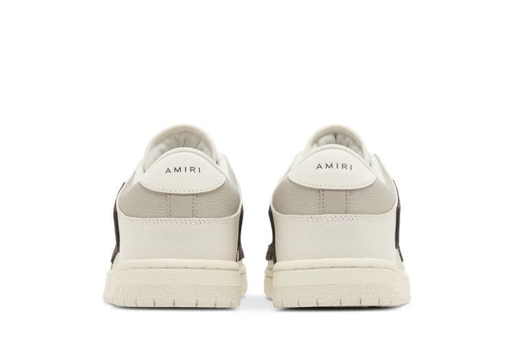 Amiri Skel Top Low White Brown