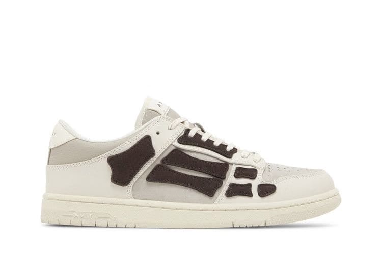 Amiri Skel Top Low White Brown
