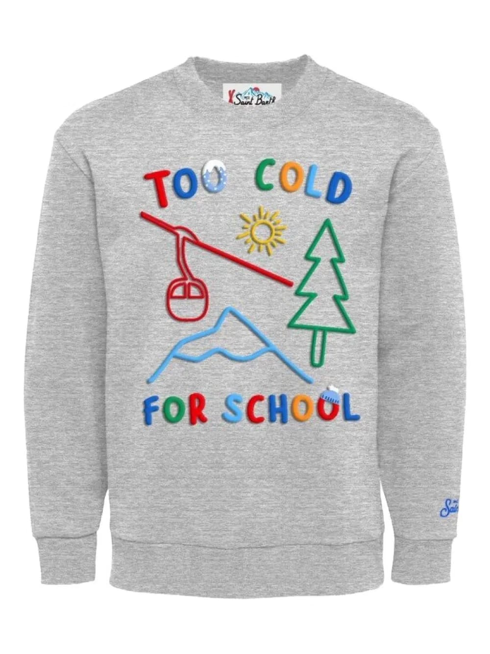 too cold graphic sweatshirt