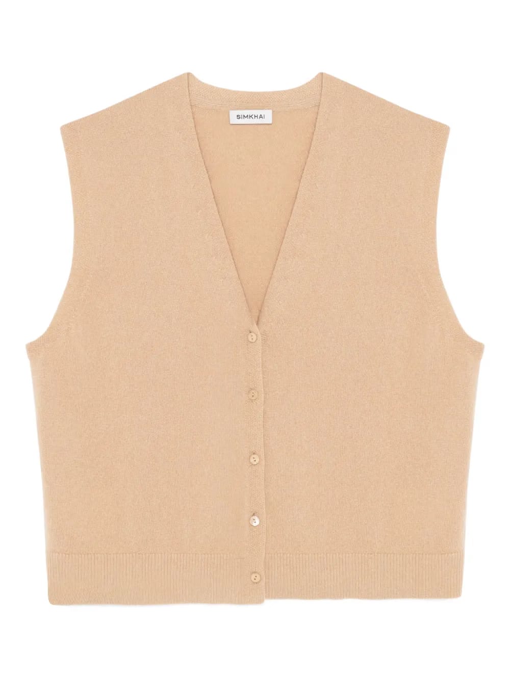 Rozzi V-neck cashmere vest