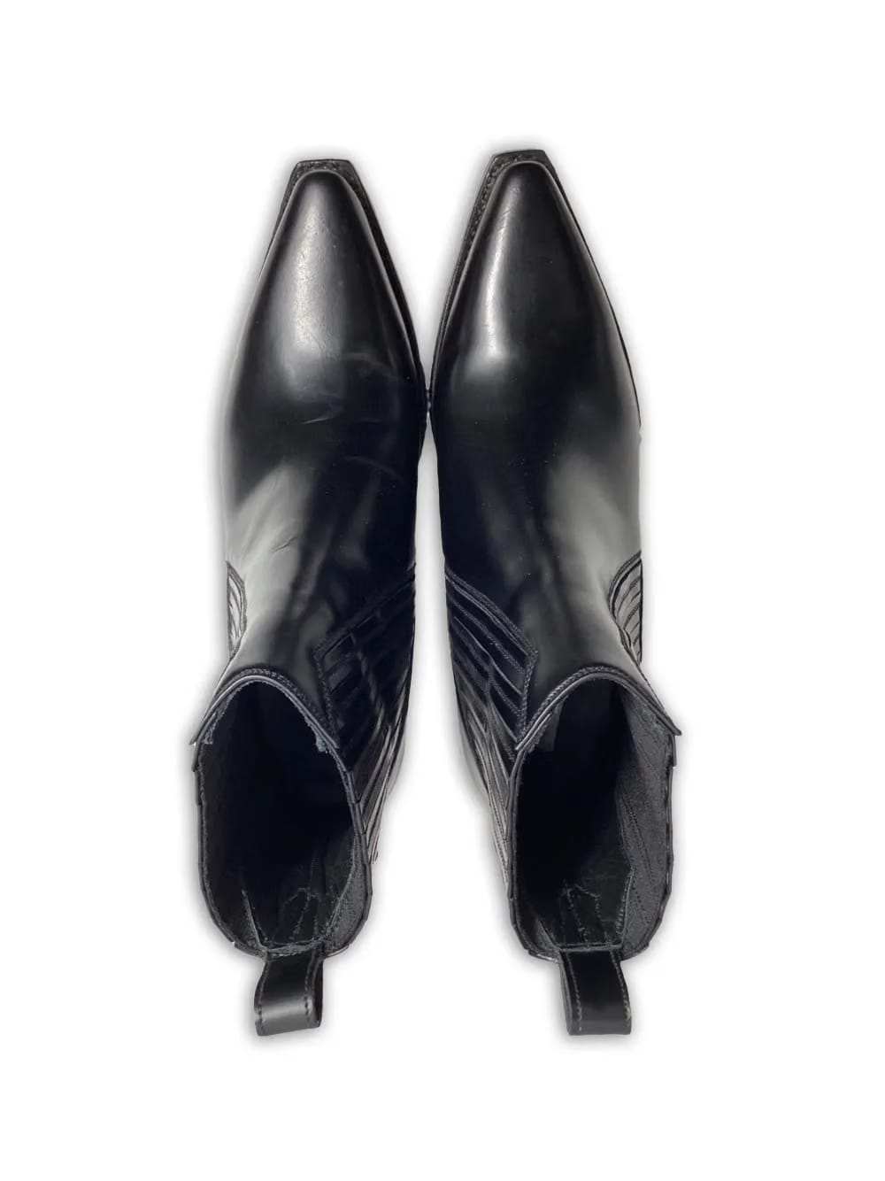 pointed-toe cowboy boots