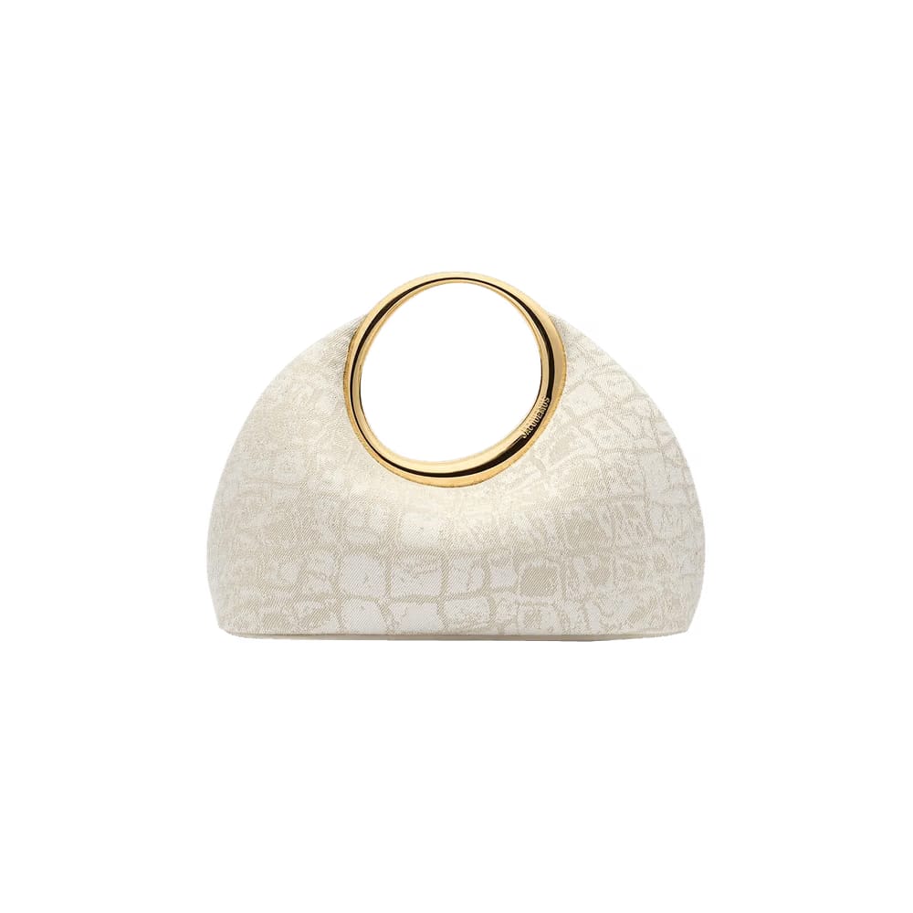 Jacquemus Le Petit Calino Croco Beige