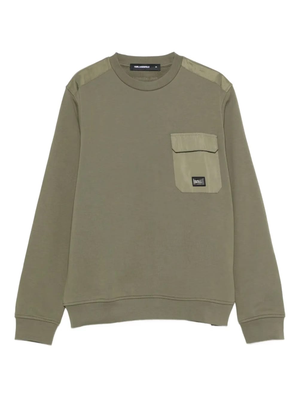 shoulder-panel sweatshirt