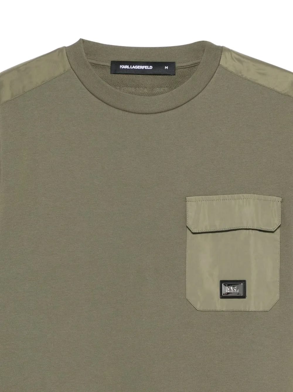 shoulder-panel sweatshirt