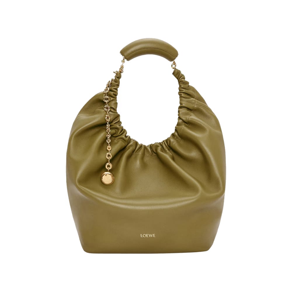 Loewe Squeeze Medium Bag Olive