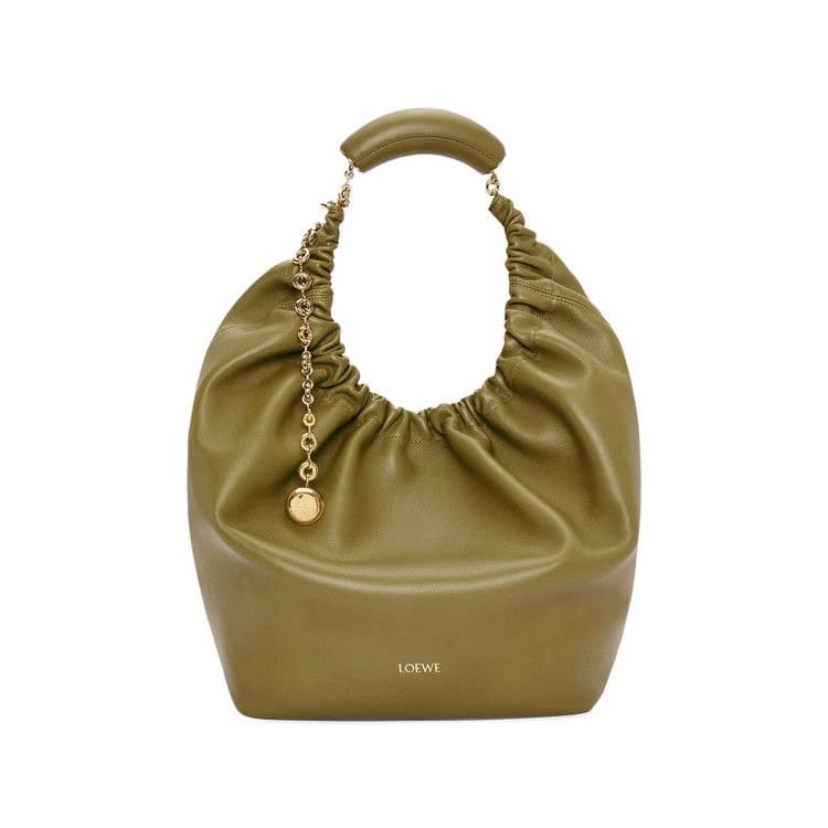 Loewe Squeeze Medium Bag Olive