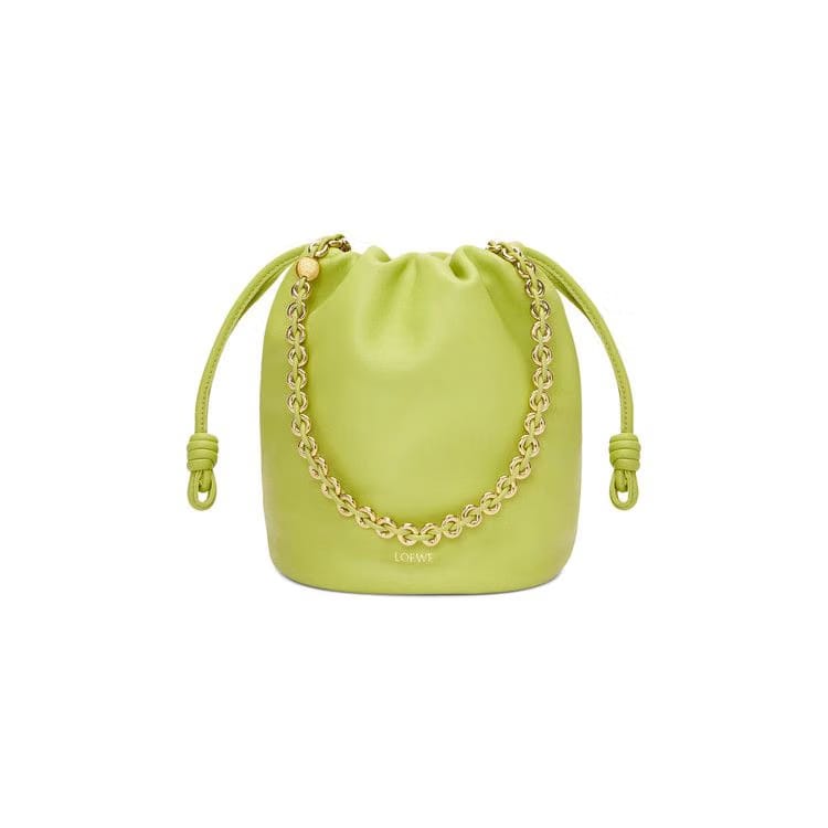 Loewe Paula's Ibiza Flamenco Bucket Bag Anise