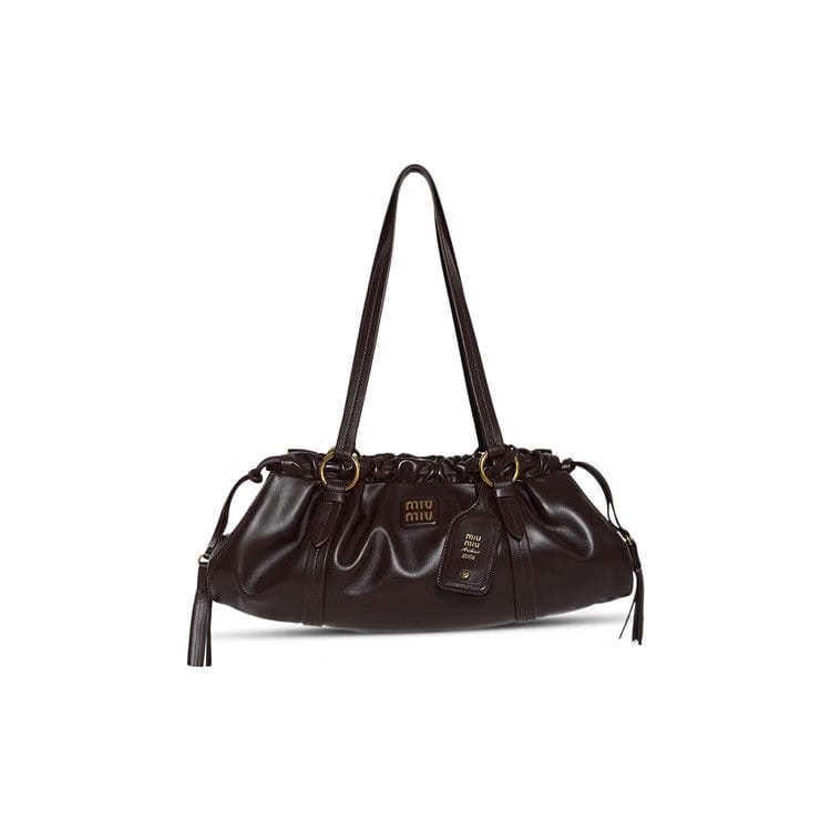 Miu Miu Joie Nappa Leather Bag Briarwood