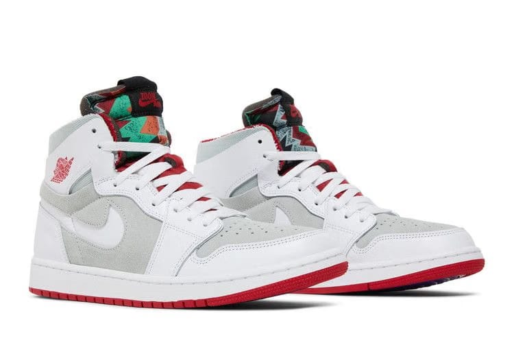 Air Jordan 1 Zoom Air Cmft White True Red Silver