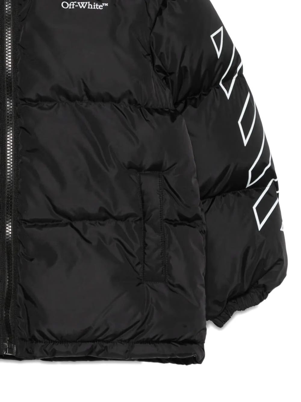 arrow-print puffer jacket
