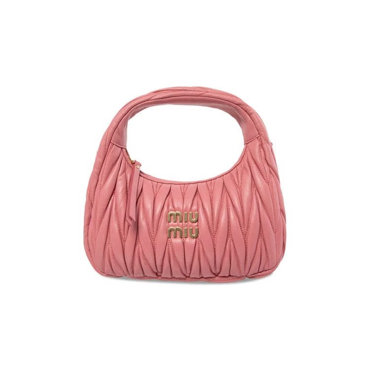 Miu Miu Mini Hobo Begonia Pink