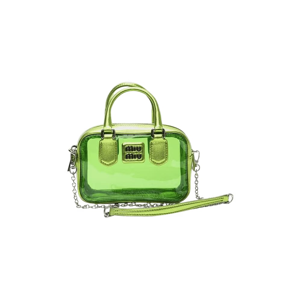 Miu Miu Plex Mini Satchel Green