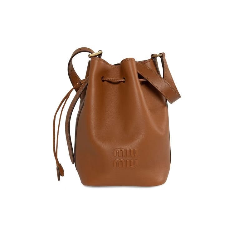 Miu Miu Softy Handbag Brown