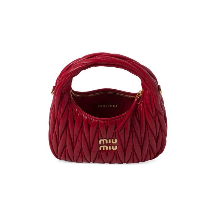 Miu Miu Mini Hobo Bag Rosso