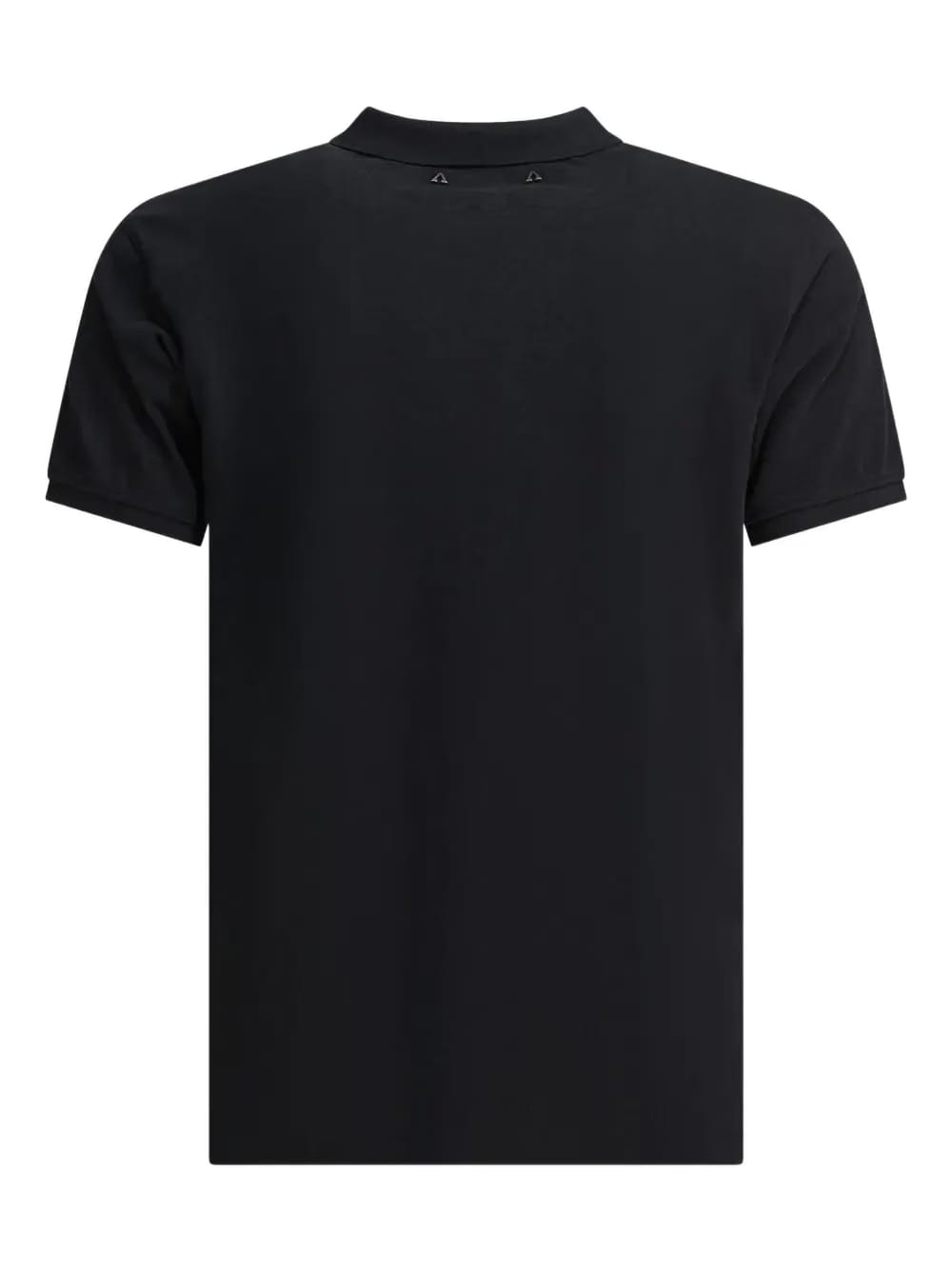 short-sleeve buttoned polo shirt