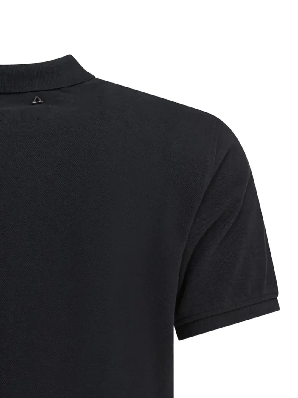 short-sleeve buttoned polo shirt