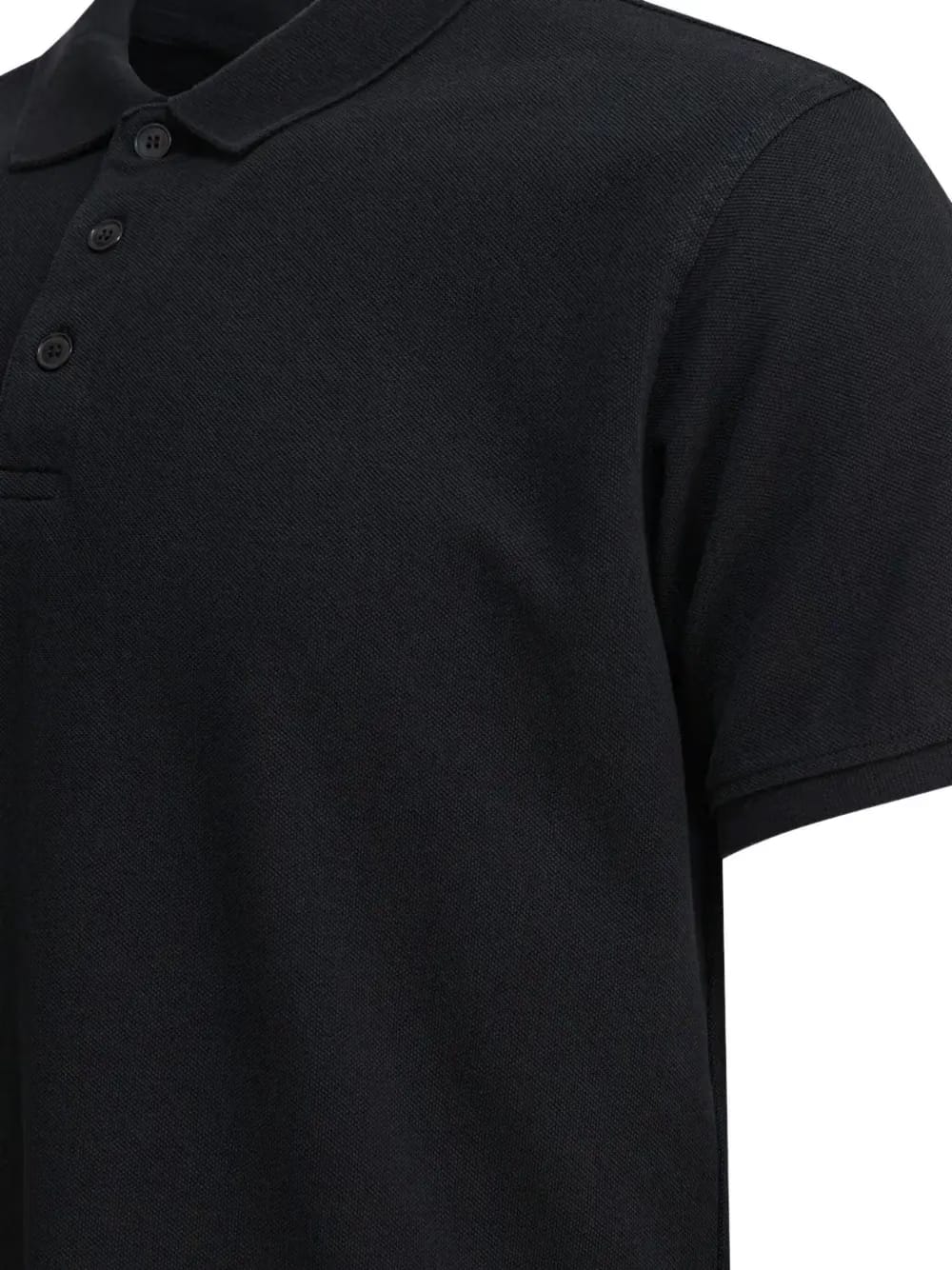 short-sleeve buttoned polo shirt