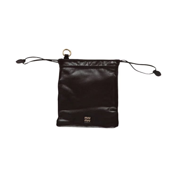 Miu Miu Nappa Leather Pouch Radica